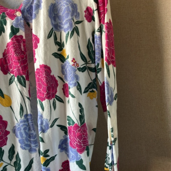 FINAL MARKDOWN Merona Floral cardigan large - Picture 5 of 11